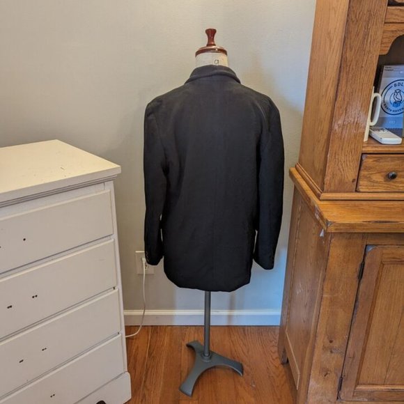 Vintage Irene Van Ryb Womens Cashmere Blend Blazer Jacket Black U.S. Small /38 - Picture 3 of 8